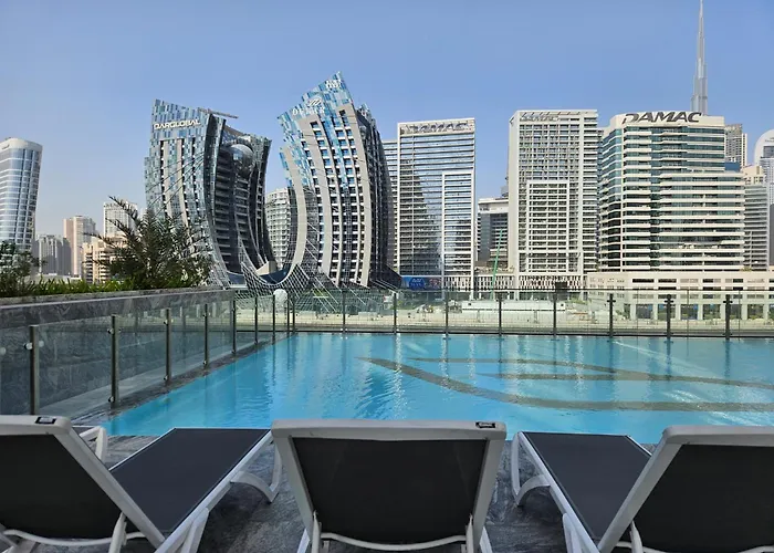 Business Bay Studio Binghatti Canal With Terrace